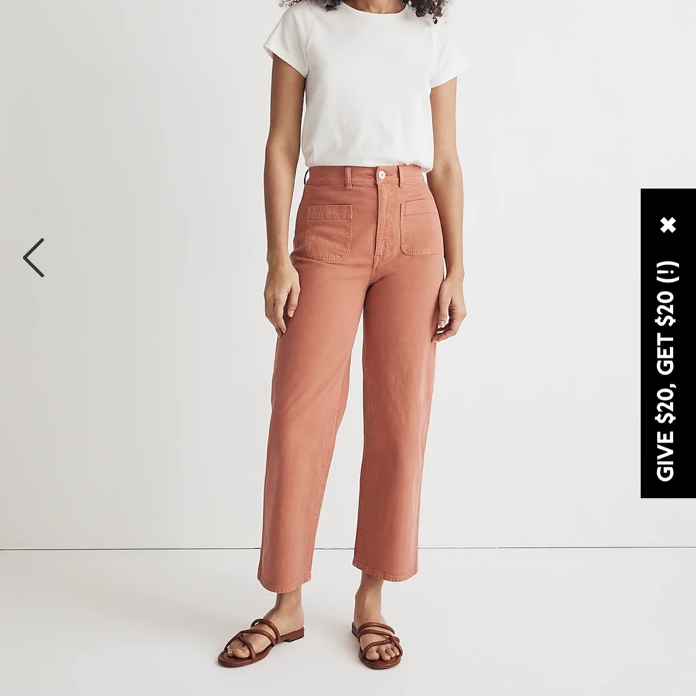 Madewell Emmett Wide-Leg Crop Pants